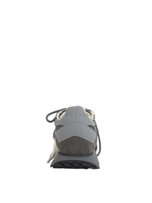 Sneakers Rush Framework di Ghoud Venice in ripstop e suede grigio in UOMO