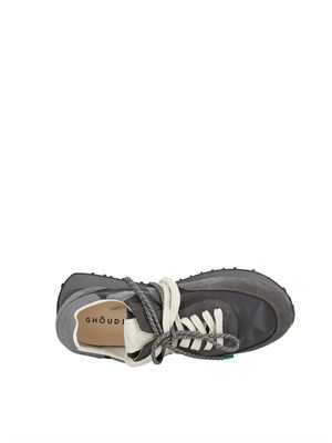 Sneakers Rush Framework di Ghoud Venice in ripstop e suede grigio in UOMO