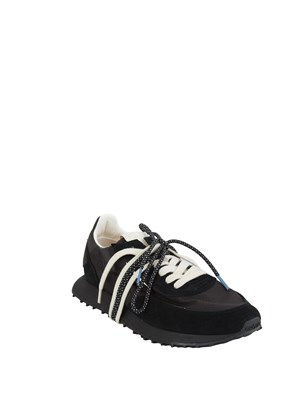 Sneakers Rush Framework di Ghoud Venice in ripstop e suede nero in UOMO