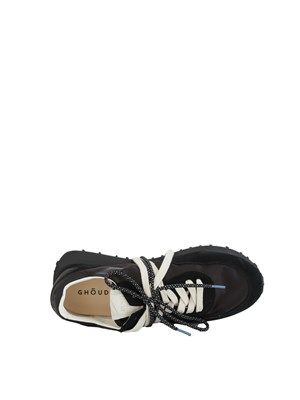 Sneakers Rush Framework di Ghoud Venice in ripstop e suede nero in UOMO