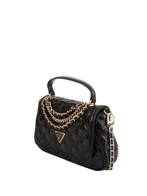 Borsa Guess Giully in ecopelle matelassÉ nero in DONNA