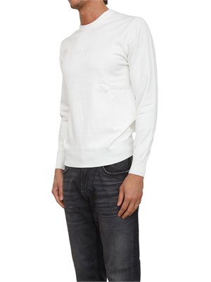 Maglia Guess Jeans uomo in misto cotone avorio in UOMO