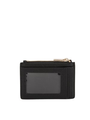 Mini portafoglio Guess in ecopelle nera in DONNA