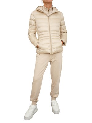 Giubbino donna EA7 Emporio Armani in nylon shiny beige in DONNA