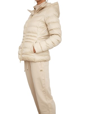 Giubbino donna EA7 Emporio Armani in nylon shiny beige in DONNA