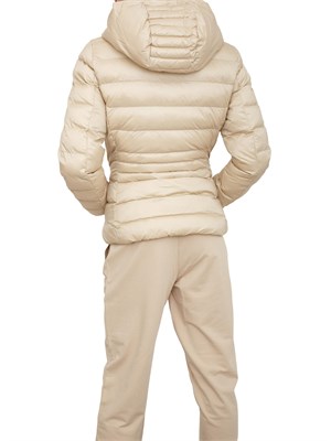 Giubbino donna EA7 Emporio Armani in nylon shiny beige in DONNA