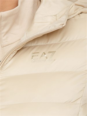 Giubbino donna EA7 Emporio Armani in nylon shiny beige in DONNA