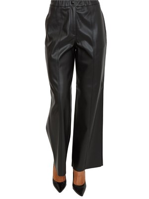 Pantalone Emy Nenette in ecopelle nera in DONNA