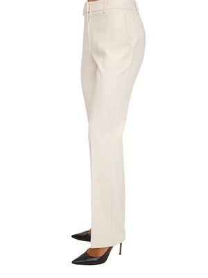 Pantalone New York Nenette in doppio crepe avorio in DONNA