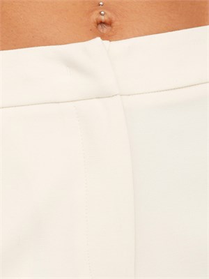 Pantalone New York Nenette in doppio crepe avorio in DONNA