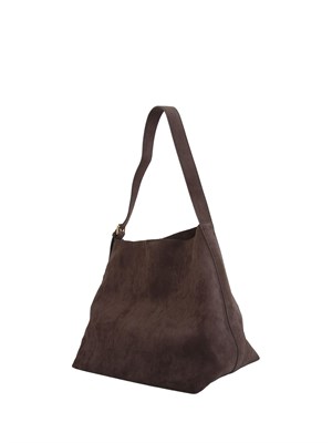 Borsa Adelio Emme Marella in jersey spalmato grigio in DONNA