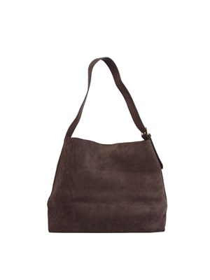 Borsa Adelio Emme Marella in jersey spalmato grigio in DONNA