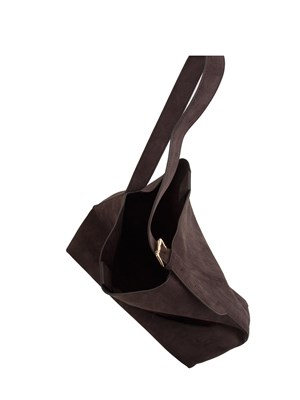 Borsa Adelio Emme Marella in jersey spalmato grigio in DONNA