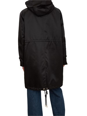 Piumino Pinko in tela lucida con cappuccio e gilet interno in DONNA