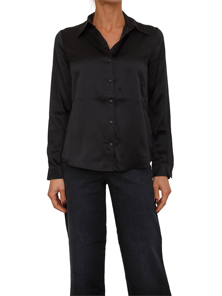 Camicia Faustina Nenette in seta nera