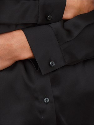 Camicia Faustina Nenette in seta nera in DONNA