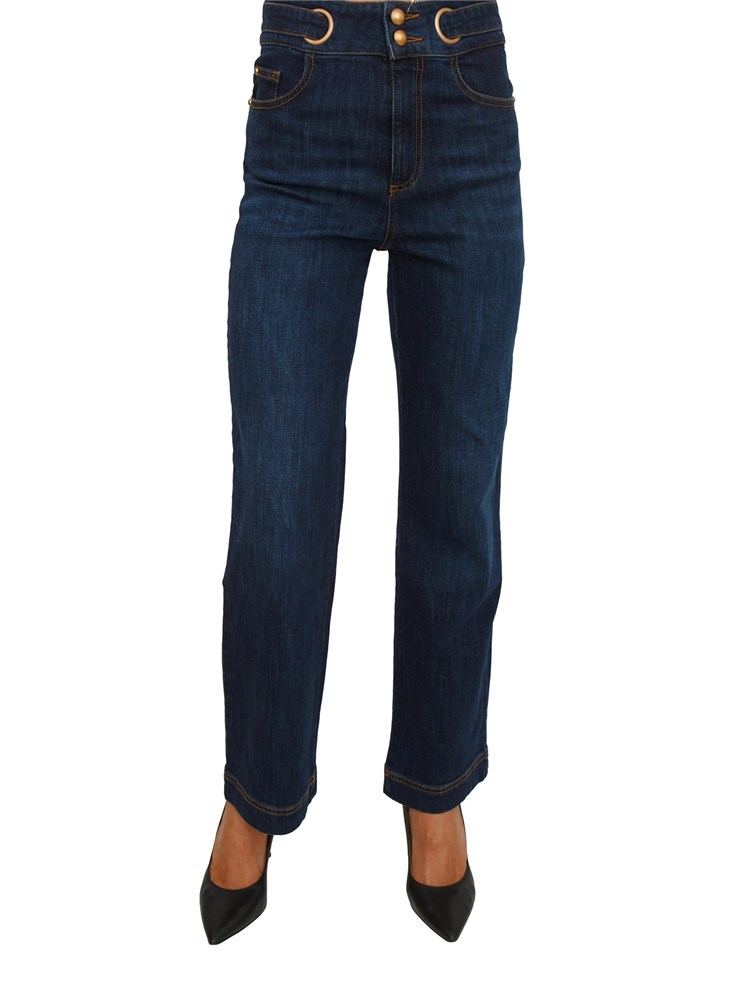 Jeans donna Santeria Nenette in denim blu