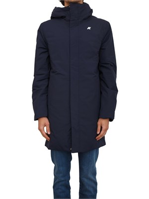 Giubbino uomo Thomas K-Way in nylon ottoman blu in UOMO