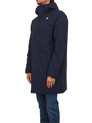 Giubbino uomo Thomas K-Way in nylon ottoman blu in UOMO