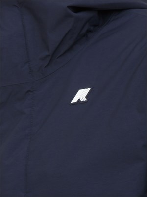 Giubbino uomo Thomas K-Way in nylon ottoman blu in UOMO