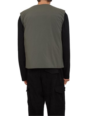 Gilet uomo Vally K-Way in nylon tecnico verde in UOMO