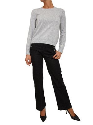 Maglia Liu Jo donna in misto cashmere e lana grigia in DONNA