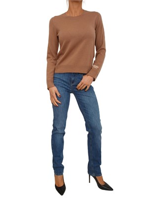 Maglia Liu Jo donna in misto cashmere e lana cammello in DONNA