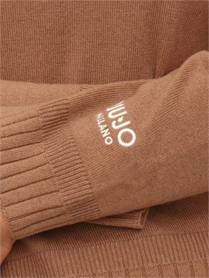 Maglia Liu Jo donna in misto cashmere e lana cammello in DONNA