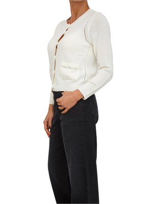 Cardigan avorio donna Ciao Nenette in misto cashmere e lana in DONNA