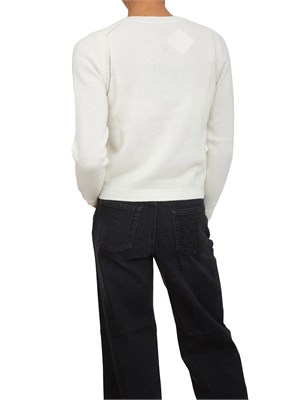 Cardigan avorio donna Ciao Nenette in misto cashmere e lana in DONNA