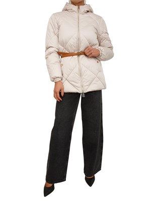 Piumino donna Fracomina in tessuto beige in DONNA