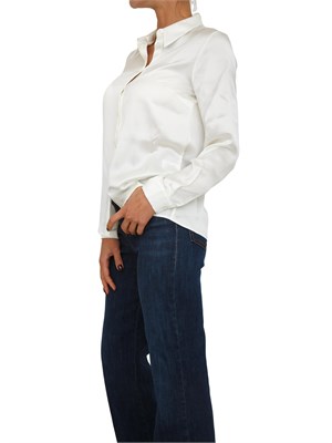 Camicia Faustina Nenette in seta avorio in DONNA