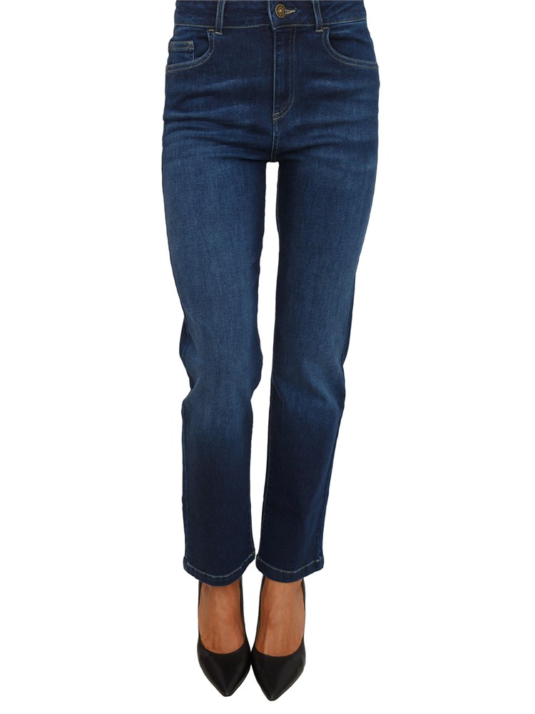 Jeans a sigaretta Sinfonia Nenette in denim superstretch blu