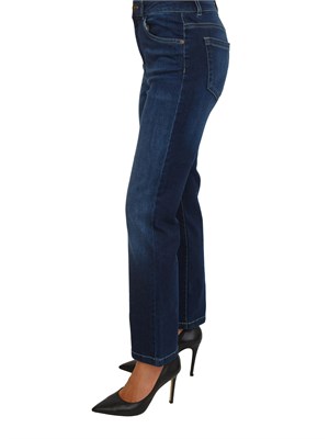 Jeans a sigaretta Sinfonia Nenette in denim superstretch blu in DONNA