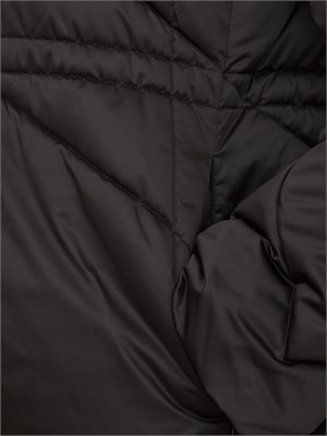 Piumino lungo donna Nenette in tessuto lucido nero in DONNA