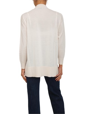 Maglia girocollo Mover Nenette in lana merino cipria in DONNA