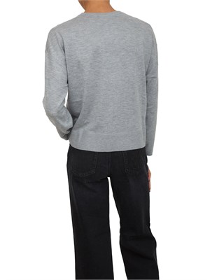 Maglia grigia Morale Nenette in misto lana con strass in DONNA