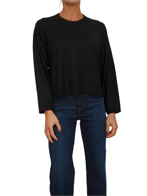 Maglia nera Morale Nenette in misto lana con strass in DONNA