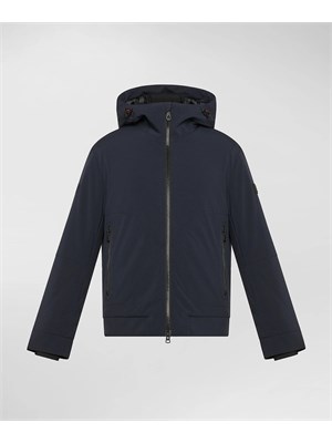 Giacca sportiva con cappuccio Peuterey verde in BAMBINO