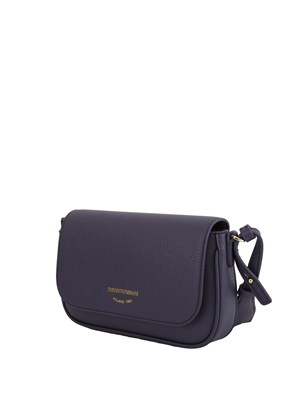 Mini bag Emporio Armani in ecopelle martellata viola in DONNA