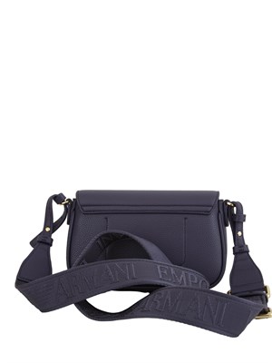 Mini bag Emporio Armani in ecopelle martellata viola in DONNA