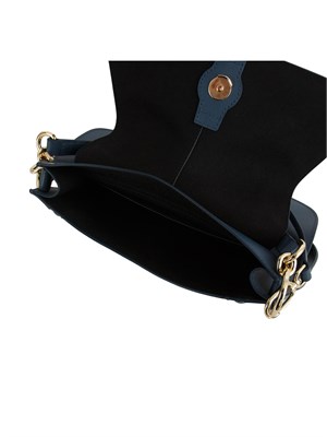 Borsa Furla Flow in pelle scamosciata blu in DONNA