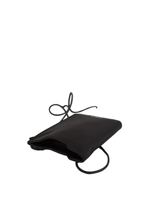 Portacellulare Furla Cosmo in tessuto nero in DONNA