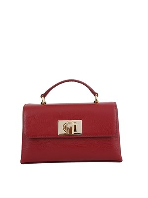 Borsa Furla 1927 Mini in pelle bordeaux in DONNA