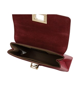 Borsa Furla 1927 Mini in pelle bordeaux in DONNA