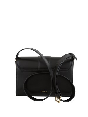 Borsa a tracolla Furla Urban S in pelle nera in DONNA