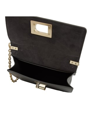 Borsa a tracolla mini Furla 1927 in pelle grigia in DONNA