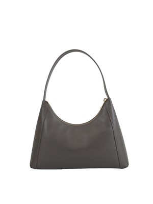 Borsa a spalla Furla Diamante S in pelle grigia in DONNA