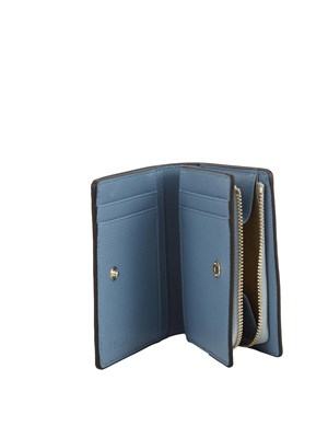 Portafoglio Furla Camelia in pelle celeste in DONNA