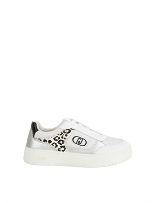 Slip-on Liu-jo Me bianco con dettaglio animalier in DONNA